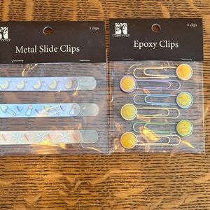 stem Metal Slide and Epoxy Clips Set - Pastel Delight
